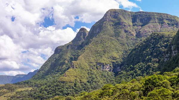 Beau Cliché Une Montagne Santa Catarina Brésil — Photo