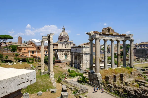 Uma Bela Foto Fórum Romano Roma Itália — Fotografia de Stock
