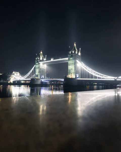 Celebrul Tower Bridge Peste Tamisa River Din Londra Marea Britanie — Fotografie, imagine de stoc