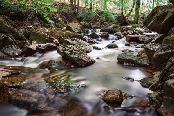 Divoké Vodopády Řeky Ilse Pohoří Harz Severním Německu — Stock fotografie