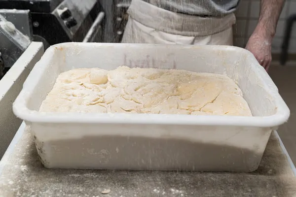 Una Panadería Preparando Vendiendo Sabrosos Panes — Foto de Stock
