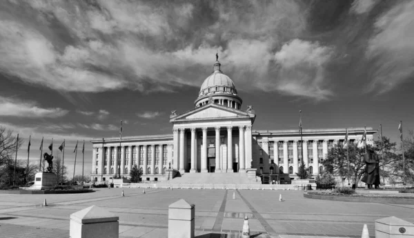 Topeka United States Feb 2016 Grayscale View Government Building Kansas — 스톡 사진