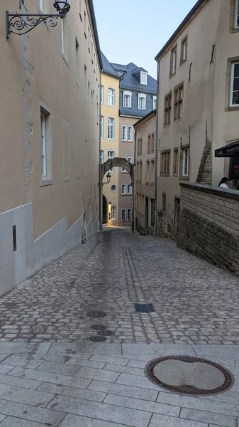 Ein Schöner Blick Auf Grund Luxemburg Unter Blauem Himmel — Stockfoto