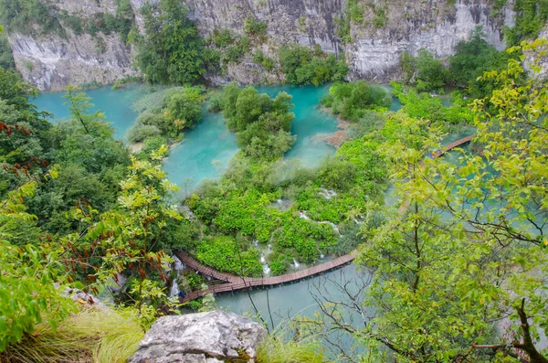 Beautiful Shot Plitvice Lake National Park Croatia — Stock Photo, Image