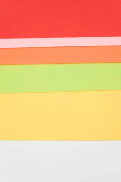 コピースペース付きの多色フェルトシートトップビューのショット — ストック写真