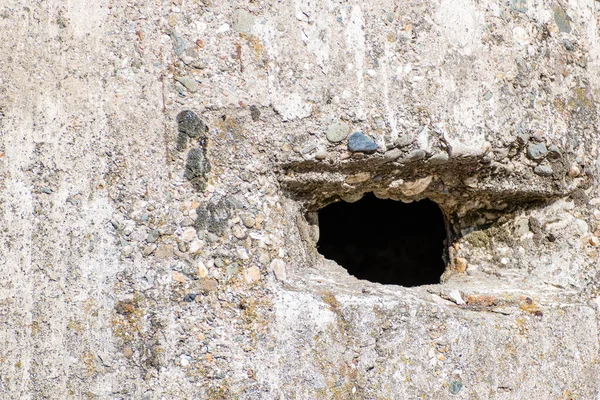 Old Stone Wall Hole — Stock Photo, Image