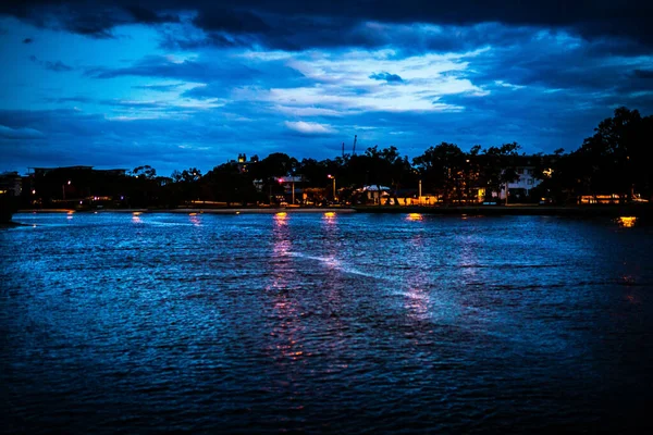 澳大利亚的Maroochy河 一个晚上 — 图库照片