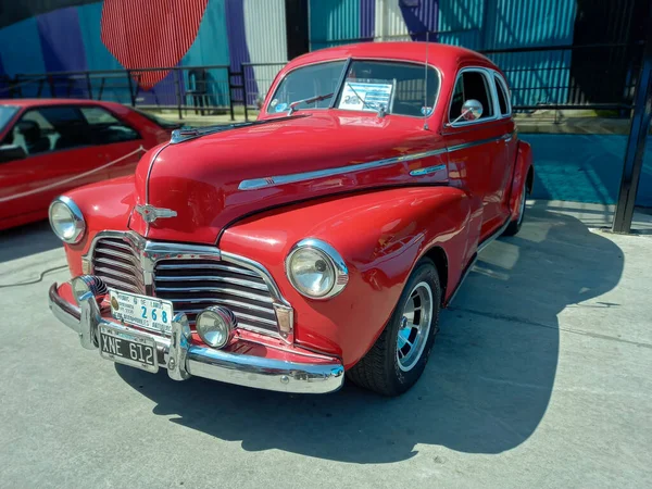 Avellaneda Buenos Aires Argentina Sep 2021 Red Chevrolet Chevy Stylemaster — 스톡 사진