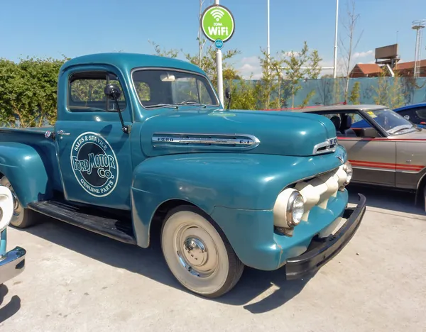 Avellaneda Buenos Aires Argentina Sep 2021 Old Blue Utility Pickup — Stock Photo, Image