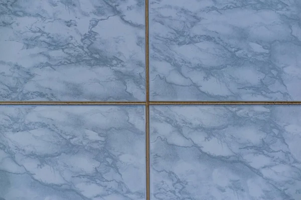 Голубая Плитка Стены Текстурированной Поверхностью — стоковое фото