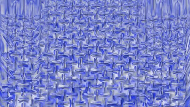 Blue Abstract Texture Modern Pattern Wallpaper — Stock Video