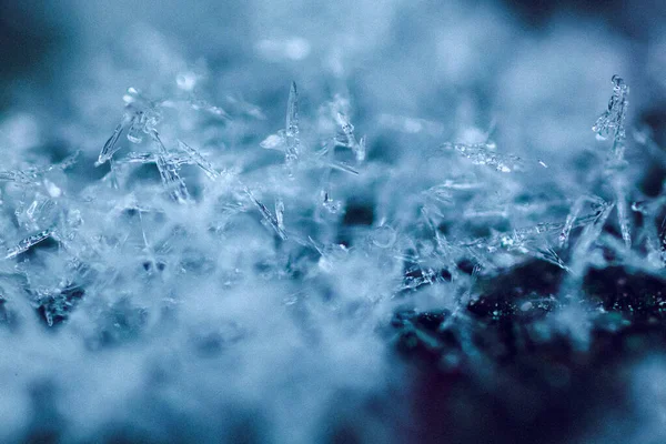 Макросхема Сніжинок — стокове фото