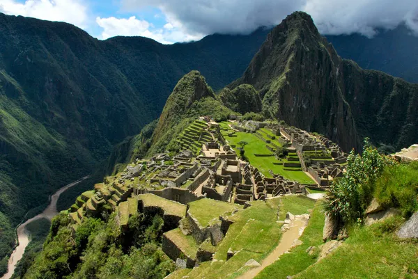 Vista Machu Picchu Región Del Cusco Perú — Foto de Stock