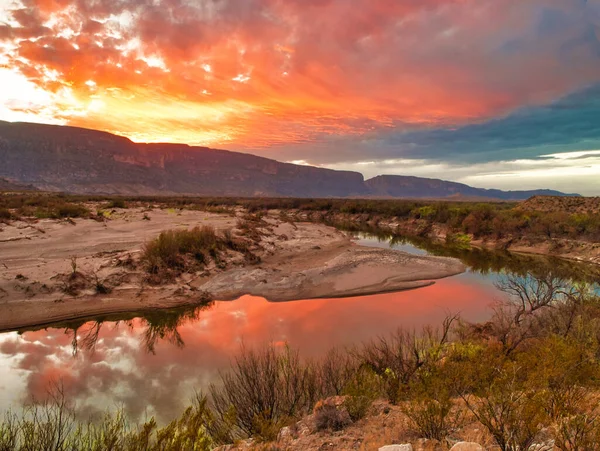 Zonsondergang Hemel Boven Ouray Colorado San Juan Bergen — Stockfoto