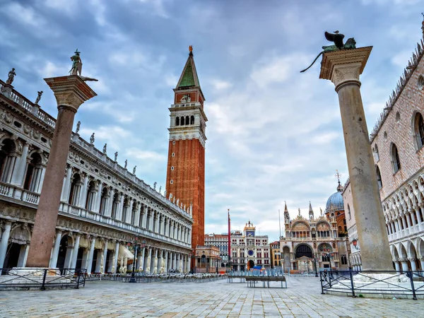 Прекрасний Вид Яцца Сан Марко Венеції Італія — стокове фото