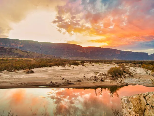 Zonsondergang Hemel Boven Ouray Colorado San Juan Bergen — Stockfoto