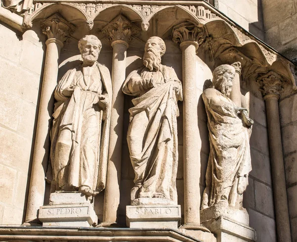 Uma Catedral Gótica Século Xiii Burgos Espanha — Fotografia de Stock