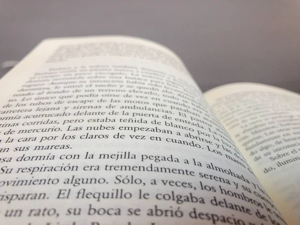 Pages Open Book Spanish — Stock Photo, Image