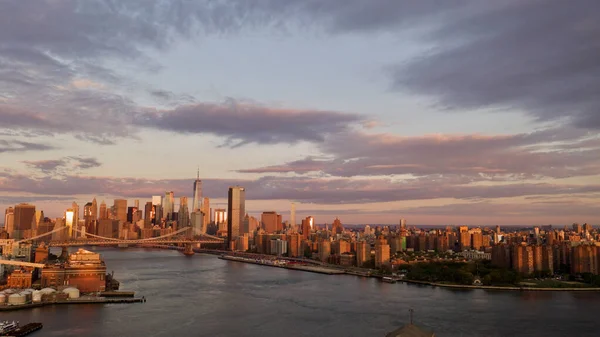 Нью Йорк Сити Объединенные Государства Сентября 2021 Вид Воздуха Спокойную — стоковое фото