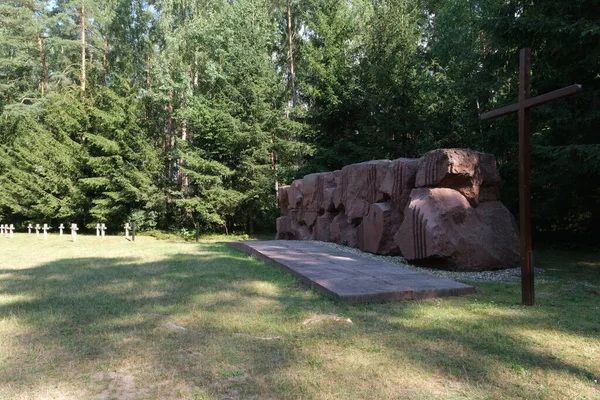 Treblinka Polônia Julho 2021 Treblinka Polônia Julho 2021 Campo Execução — Fotografia de Stock