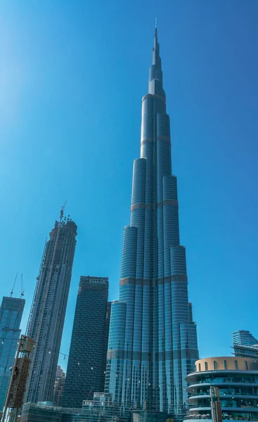 Бурдж Халіфа Skyscraper Вид Низини — стокове фото