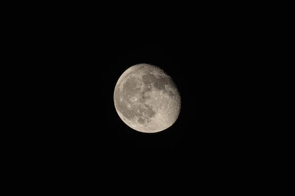 Foto Der Abnehmenden Mondphase — Stockfoto