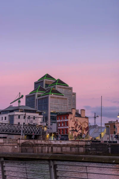 Dublin Irland Apr 2021 Vertikal Bild Gammal Ulster Bank Kontor — Stockfoto