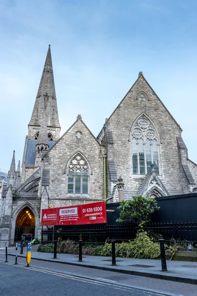 Dublin Irland Apr 2021 Ett Vertikalt Foto Andrews Church Dublin — Stockfoto