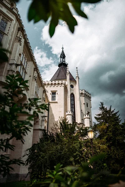 Çek Cumhuriyeti Nde Hluboka Nad Jizerou Adlı Eski Bir Gotik — Stok fotoğraf