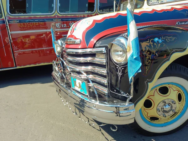 Avellaneda Argentina Argentina Settembre 2021 Naso Chevrolet 1947 Autobus Posti — Foto Stock