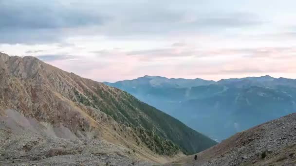 Dağların Güzel Manzarası — Stok video