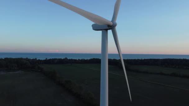 Turbiny Wiatrowe Polu — Wideo stockowe