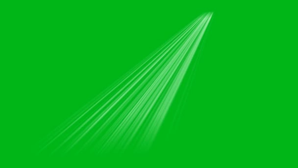 Abstrakcyjne Zielone Tło Świecącymi Liniami Renderowanie Ilustracja — Wideo stockowe