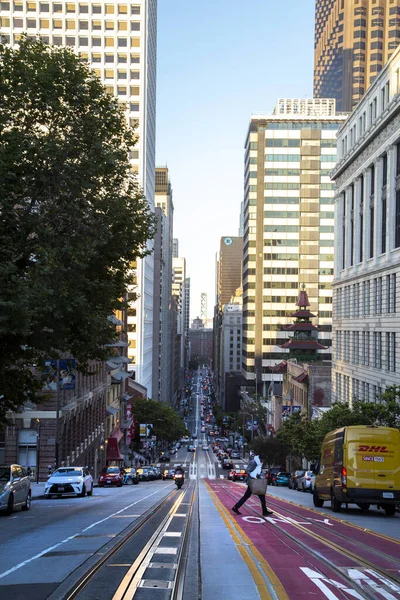 San Francisco Estados Unidos Fevereiro 2021 Uma Tomada Vertical Das — Fotografia de Stock