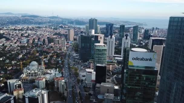 Barselona Şehrinin Güzel Bir Yaz Günü Manzarası — Stok video