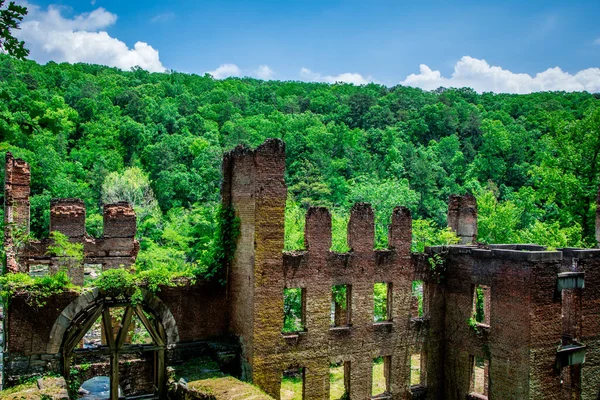 View Sweetwater Creek State Park Mill Ruins Douglas County Atlanta — Stock Photo, Image