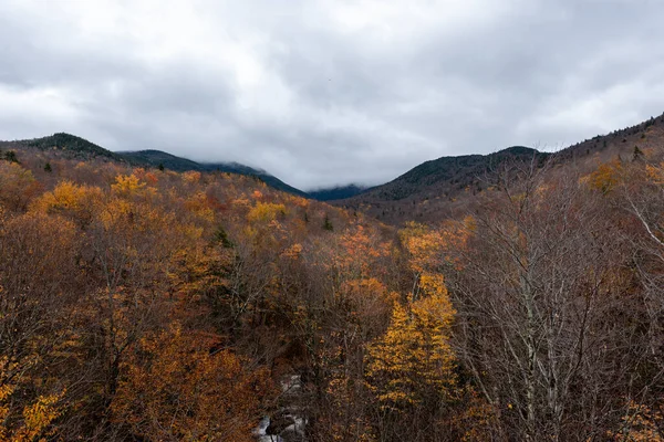 Vacker Plats Bassängen Franconia Notch State Park Lincoln Pemigewasset River — Stockfoto