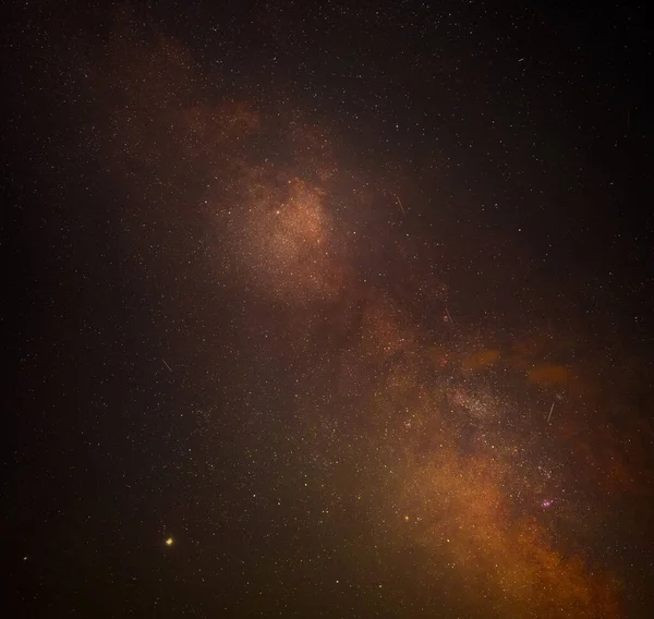 Ángulo Bajo Cielo Estrellado Noche —  Fotos de Stock