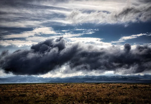 Hermoso Cielo Nublado Sobre Parque Nacional Grand Teton Wyoming — Foto de Stock