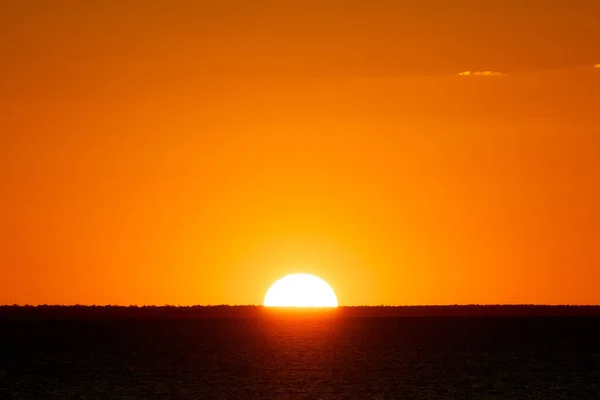 Vacker Bild Solnedgången Himlen — Stockfoto