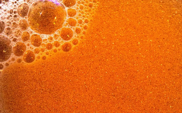 Een Close Van Sinaasappelsap Met Belletjes — Stockfoto