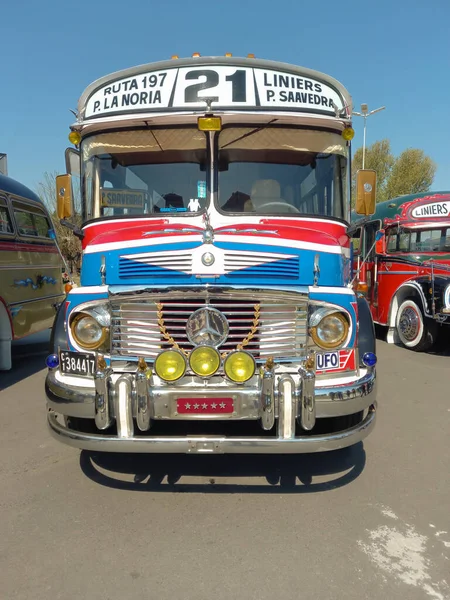 Avellaneda Buenos Aires Argentina Setembro 2021 Mercedes Benz 1114 Ônibus — Fotografia de Stock