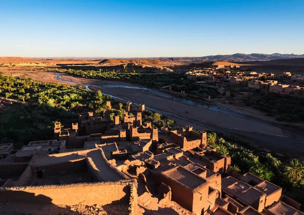 Θέα Στο Χωριό Kasbah Ait Ben Haddou Μαρόκο — Φωτογραφία Αρχείου