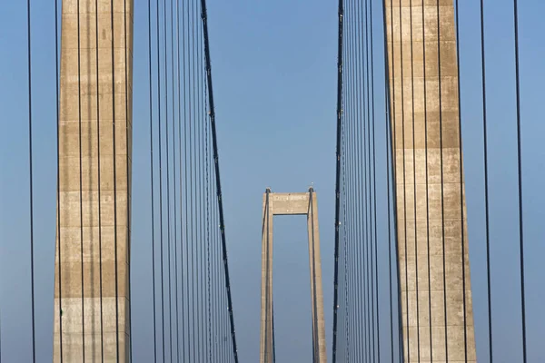 Многоэлементный Мост Через Пролив Большого Пояса Корзоре Дания — стоковое фото