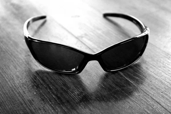 Grayscale Shot Sunglasses — Stock Photo, Image