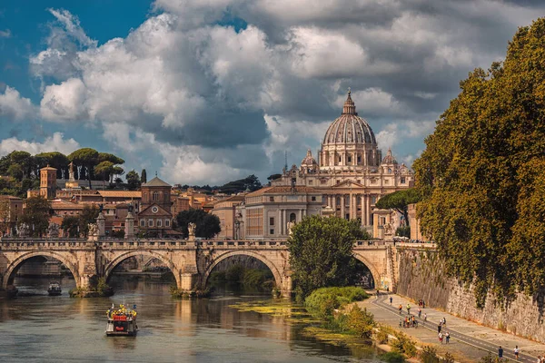 Sebuah Gambar Yang Indah Dari Saint Peter Square Vatikan — Stok Foto