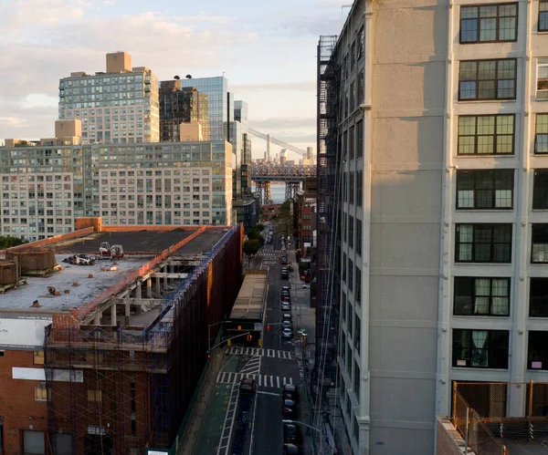 Brooklyn Stany Zjednoczone Września 2021 Budynki Przemysłowe Magazyny Mieście Brooklyn — Zdjęcie stockowe