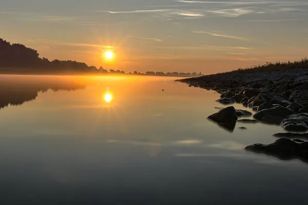라인강 너머의 아름다운 — 스톡 사진