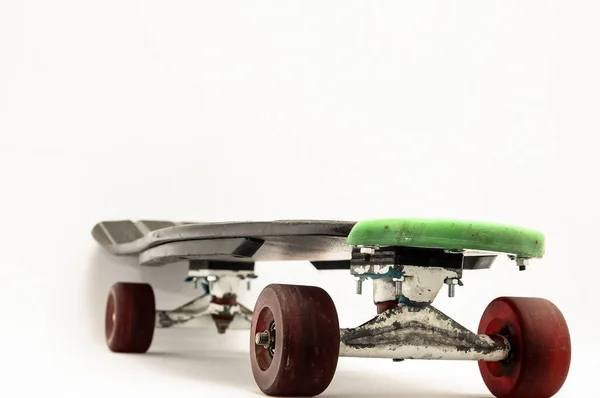 Uno Skateboard Isolato Sfondo Bianco — Foto Stock