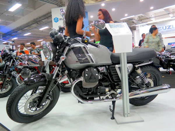 Bogota コロンビア 2018年5月31日 コロンビアのボゴタで開催された展覧会で ヴィンテージバイクのクローズアップショット — ストック写真